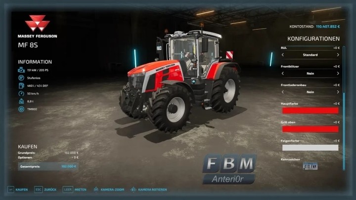 Massey Ferguson 8S V1.0.1.1 FS22