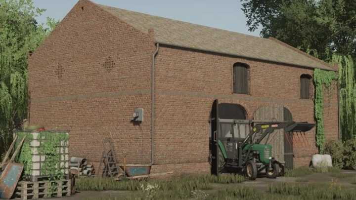 Old Brick Cowshed V1.0 FS22