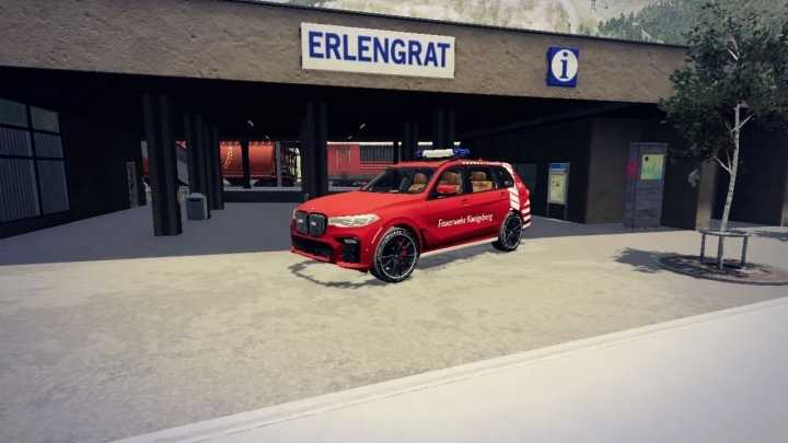 Fire Department Skin Bmw X7 (2019) Beta V1.0 FS19