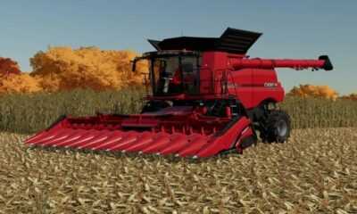 Cnh 12 Row Folding Corn Head Pack V1.0 FS22 - Cnh 12-рядный складной головка для сбора кукурузы Пакет V1.0 FS22