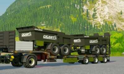 Vang 3 Axle Machine Trailer Beta V1.0 FS22 - Трал Vang с 3 осями машины (бета версия 1.0 FS22)