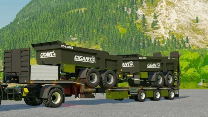 Vang 3 Axle Machine Trailer Beta V1.0 FS22