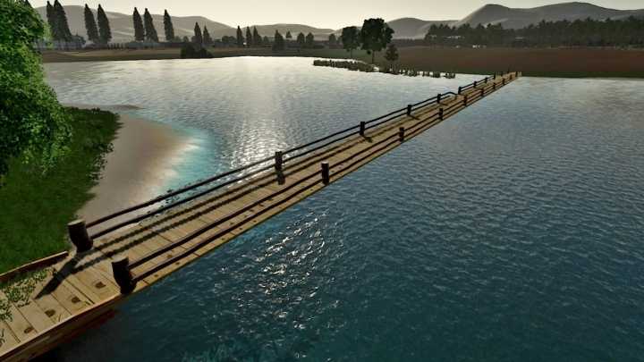 Маленький деревянный мост V1.0 FS19