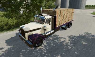 Бриллиант Рео Гигант Флатбед 1974 (Автозагрузка) V1.0 FS22