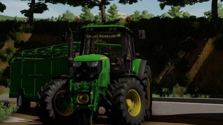 Jonh Deere 6125M Old Tractor V1.0 FS22