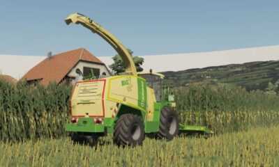 Krone Big X V8/V12 V1.0 FS22 - это название модификации для игры Farming Simulator 22.