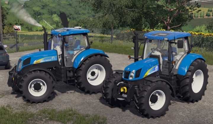 New Holland T6 4 And 6 Cyl Series Pack V1.0 FS22