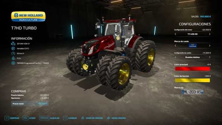 New Holland T7 Hd Beta V1.0 FS22