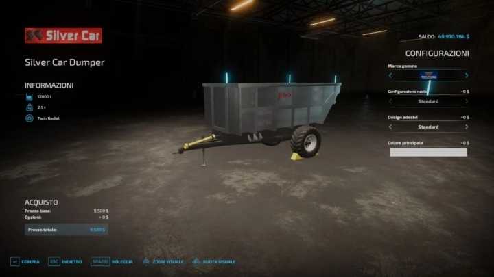 Silvercar Dumper V1.0 FS22