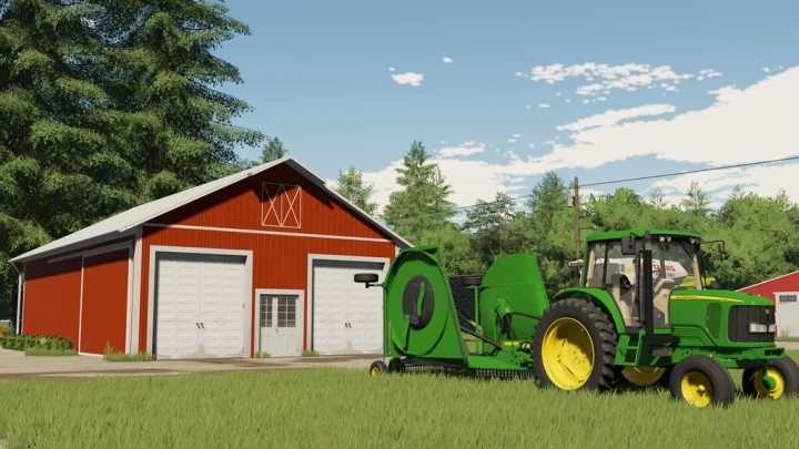 Small American Metal Hall V1.0 FS22