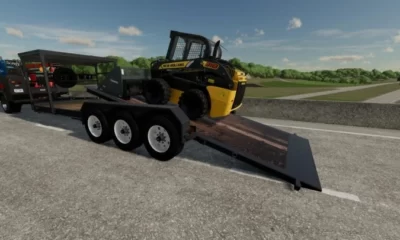 Felling Skid Steer Trailer Обновлено V1.0 FS22