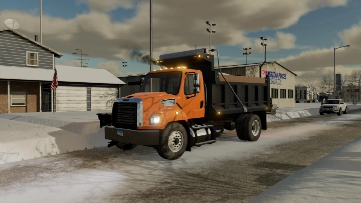 Freightliner 108Sd Meyer Tailgate Salter V2.0 FS22