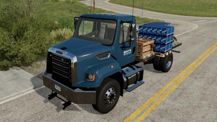 Freightliner 108Sd Short Flatbed V2.0 FS22 Freightliner 108Sd Short Flatbed V2.0 FS22