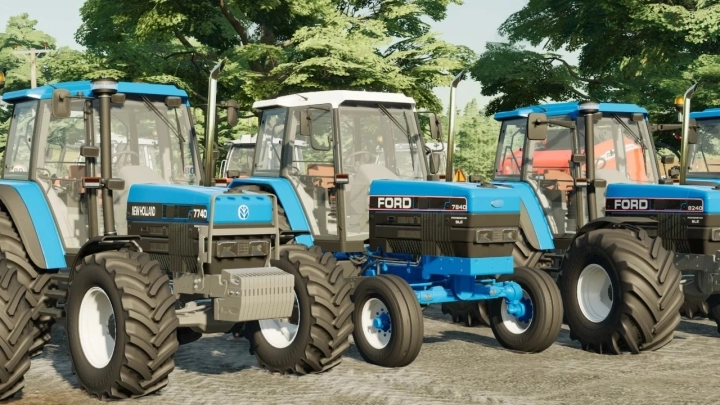 New Holland Ford 40 Series 4 Cylinder Pack V1.4 FS22