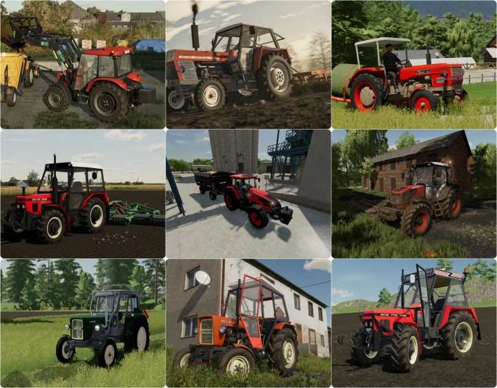 FS22 – Zetor + Ursus Tractors Pack V1.0