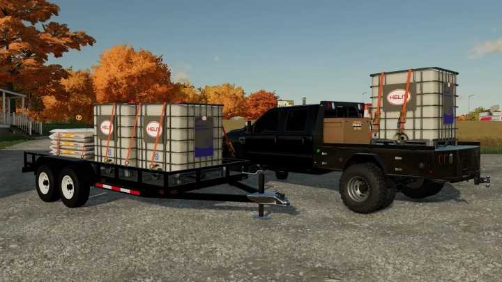 FS22 – 16Ft Flatbed Trailer V1.0