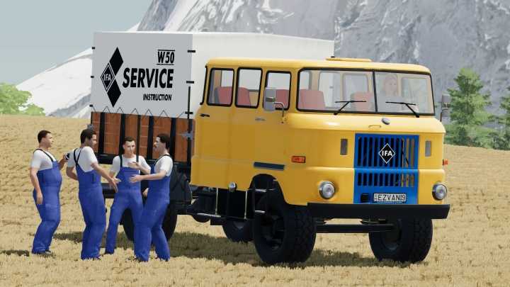 FS22 – Ifa W50 Service Truck V2.0