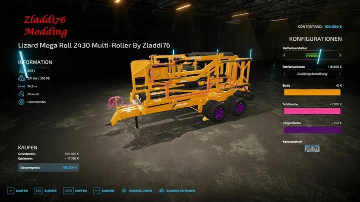 FS22 – Mega Roll 1230 Hd V1.0