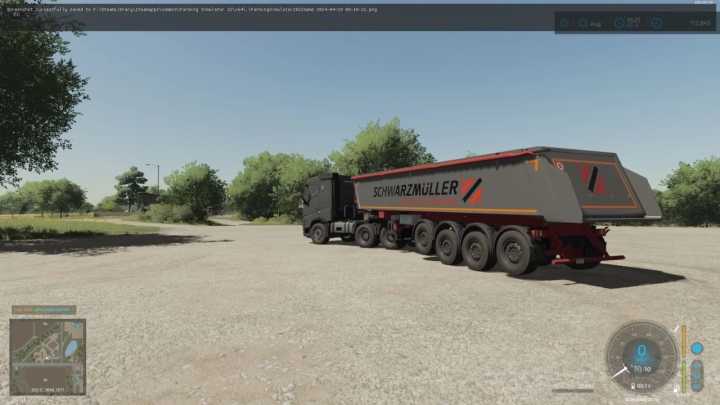 FS22 – Schwarz Mueller Alu 4 Axles Tipper Trailer V1.0.0.1