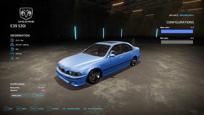 FS22 – BMW E39 V1.0