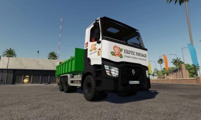 Грузовик Renault T V1.1 для FS19.