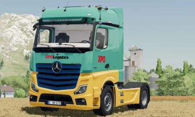 FS22 – 2020 Mercedes Benz Actros Xpo Logistics V1.0