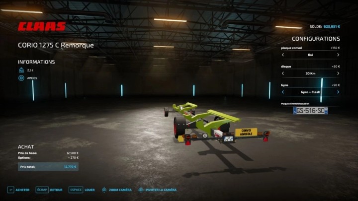 FS22 – Base Vehicule Edit V1.0