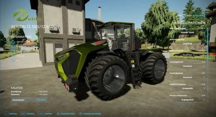 FS22 – Claas Xerion 12.590/12.650 V1.0