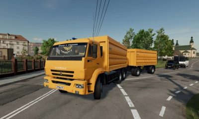 FS22 – Kamaz-65115A & Прицеп V1.0