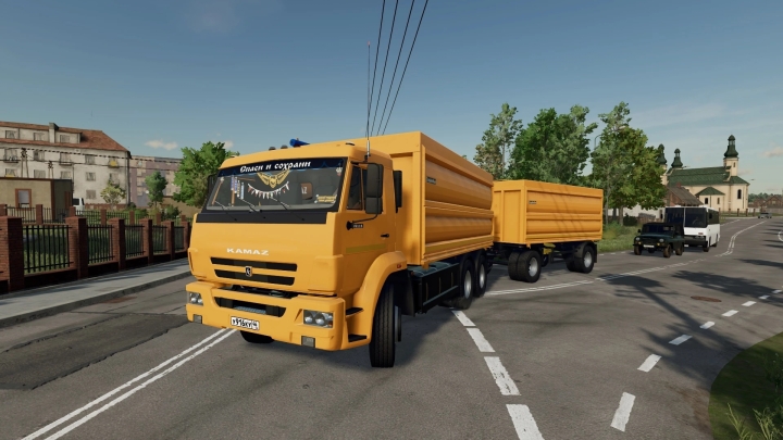 FS22 – Kamaz-65115A & Trailer V1.0