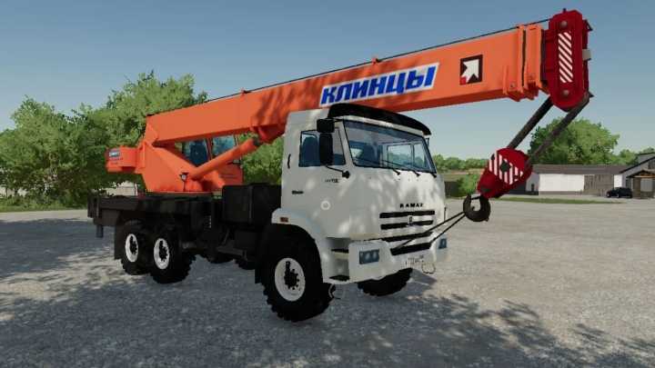 FS22 – Kamaz Crane Klincy 6X6 V2.0