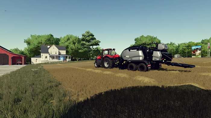 FS22 – Krone BigPack 1290 HDP VC StrawHarvest Addon V1.0