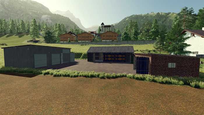 FS22 – Poland Farm Building With Cows V1.0