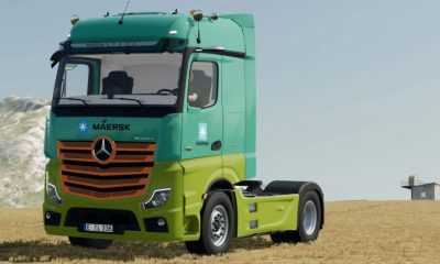 FS22 - 2020 Mercedes-Benz Actros Mp5 Maersk Group V1.0