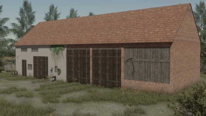FS22 – Barn Cow Shed In The Post German Style V1.0
