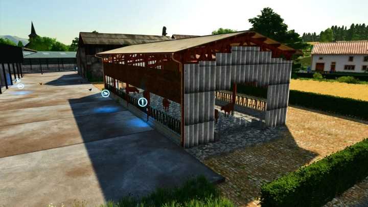 FS22 – Barn For Cows In Straw Air V1.2.2