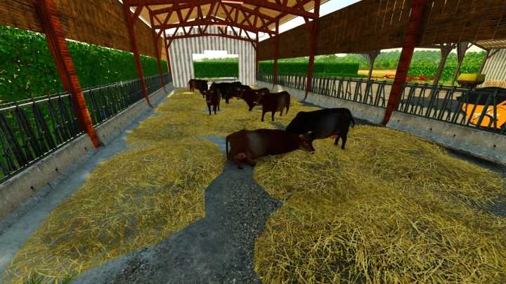 FS22 – Barn For Cows In Straw Air V1.2.2