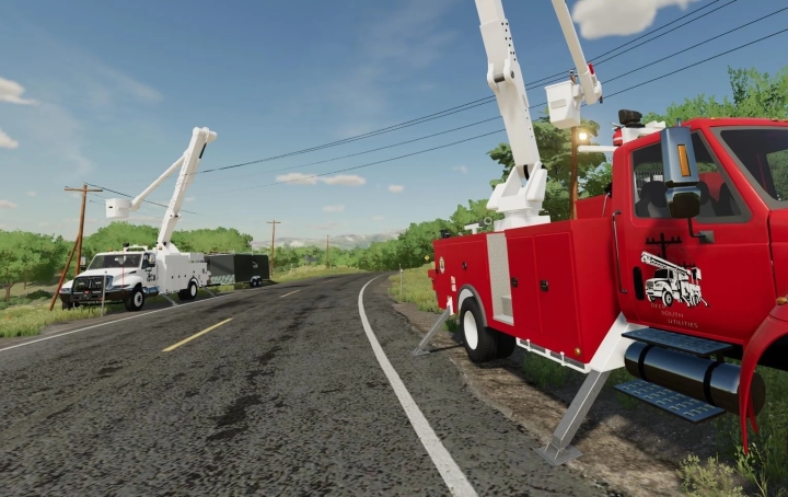 FS22 – International Bucket Truck V1.0