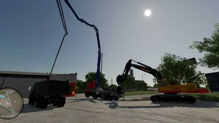 FS22 – Liebherr Concrete Pump Based On Volvo V1.0