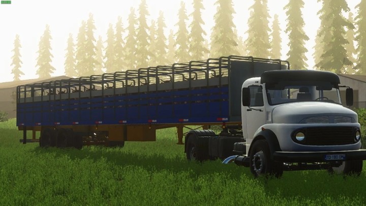 FS22 – Livestock Cage 2 Axles V1.0