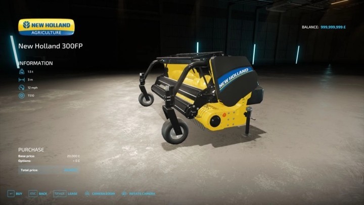 FS22 – New Holland 300Fp V1.0