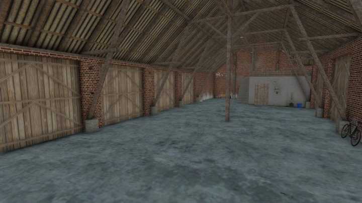 FS22 – Shed With Cows And Garage V1.0.1.0