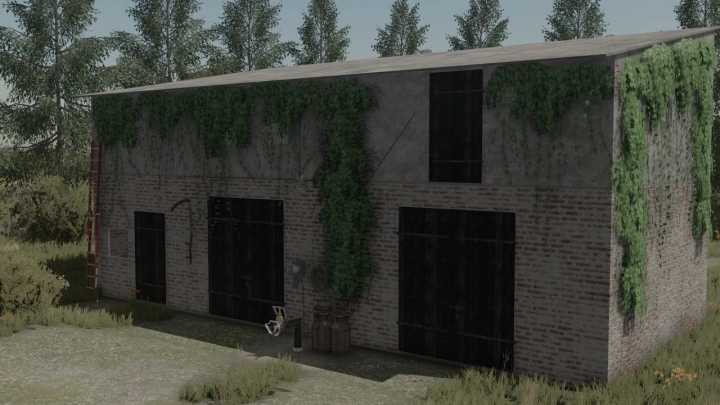 FS22 – Small Barn In An Outbuilding V1.0