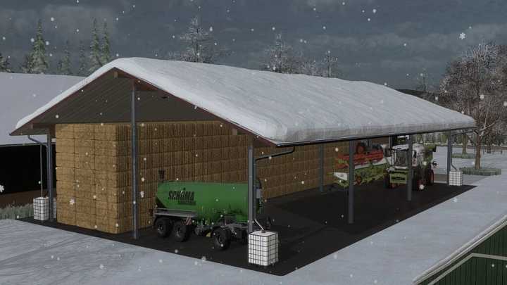 FS22 – Warehouse Shelter V1.0