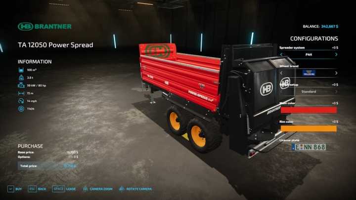 FS22 – Brantner 12050 V1.1