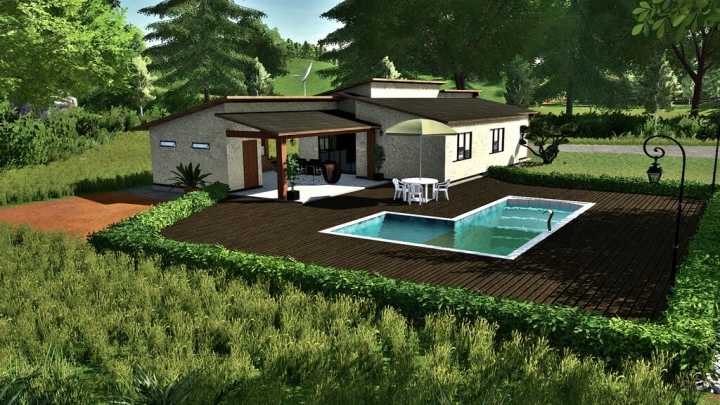 FS22 – House With Pool V1.0