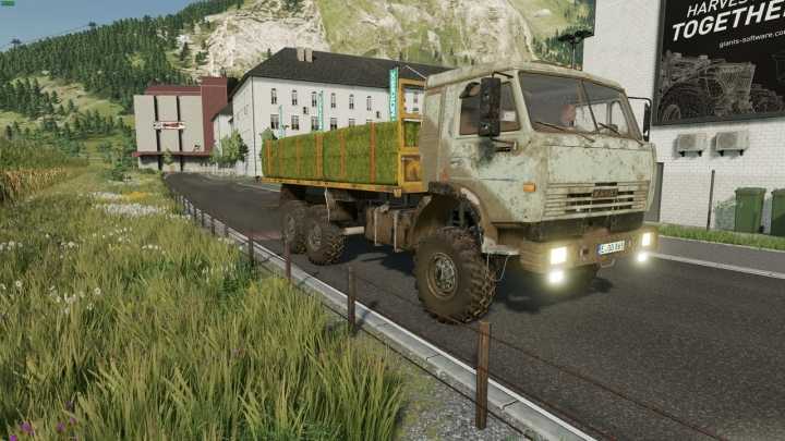 FS22 – Kamaz 43118 Truck + Trailer V1.0.1.3