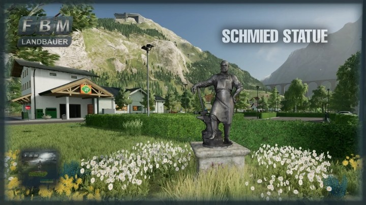 FS22 – Blacksmith Statue V1.0