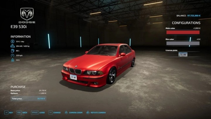 FS22 – Bmw E39 V1.4