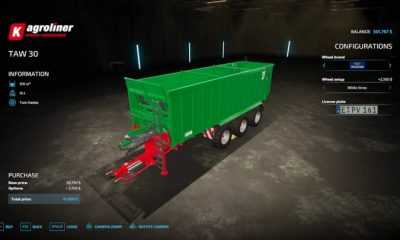 FS22 – Kroeger Taw 30 V1.3